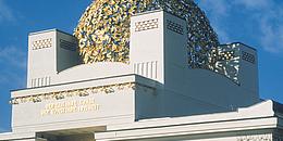 Kuppel der Secession Wien mit Inschrift