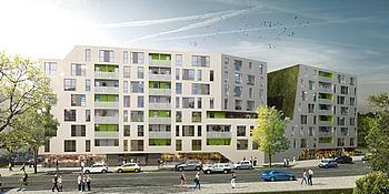 Beispielbild Smart-Wohnbauprojekt Sonnwendviertel Wien