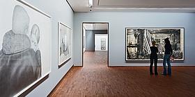Ausstellungshallen in der Albertina, die zeitgenössische Kunstwerke präsentieren