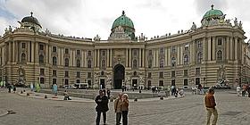 Die Hofburg in Wien, ein Touristenhotspot und der Sitz des Bundespräsidenten