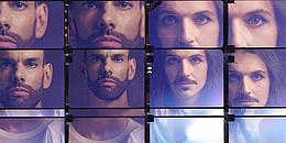 Placebo Band auf Tour: Kunstbild der Band zum Tourstopp in der Stadthalle