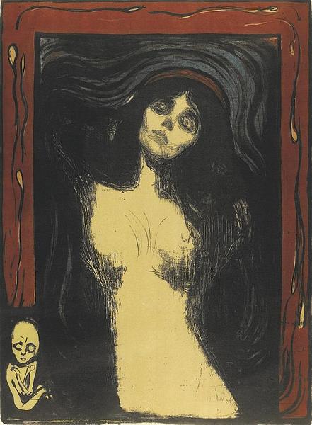 Edvard Munch Madonna, 1895/nach 1902 Privatsammlung Courtesy Galleri K, Oslo