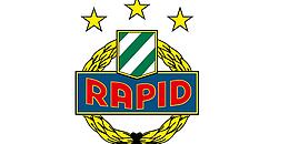Das Logo des Fußballvereins SK Rapid