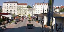 Das Karmeliterviertel hier mit dem Karmelitermarkt, ist ein gemütlich Viertel mitten in Wien.