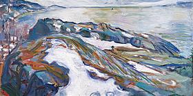 Winterlandschaft von Edvard Munch