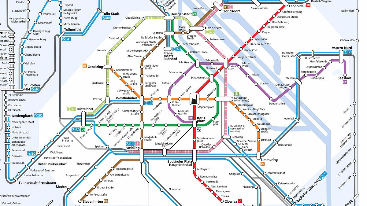 S-Bahn Plan für ganz Wien