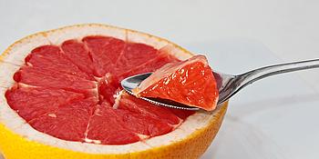 Aufgeschnittene Grapefruit