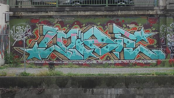Graffiti am Donaukanal: Style-Writing
