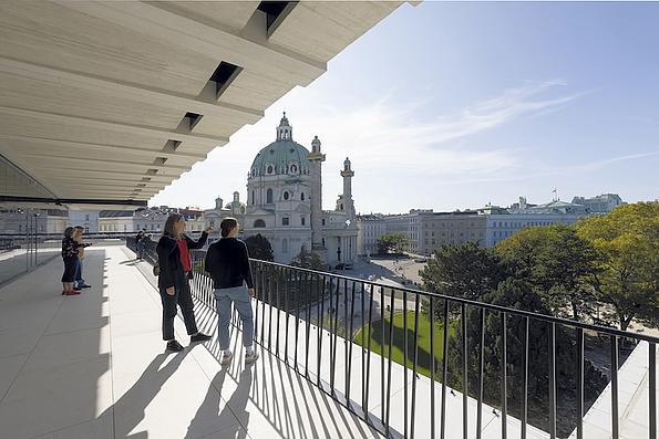 Aussichtsterrasse des Wien Museums