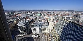 Der Wärmeinsel-Effekt in Wien: Die Innere Stadt heizt sich auf.