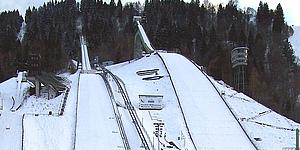 Skisprungschanze in Garmisch Partenkirchen