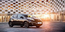 Nissan Leaf in schwarz