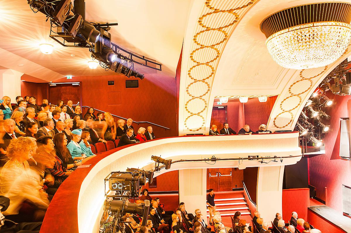 Foto Balkon im Zuschauerraum der Kammerspiele Wien