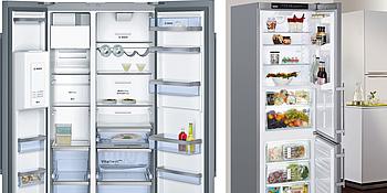 Side by side kühlschrank bosch und Kühlschran mit Gefrierfach von Liebherr