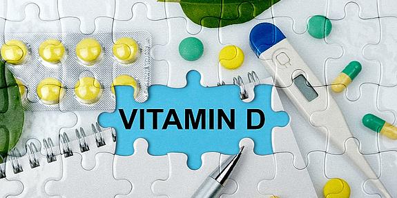 Lustiges Puzzle rund um das Thema Vitamin D und Winter