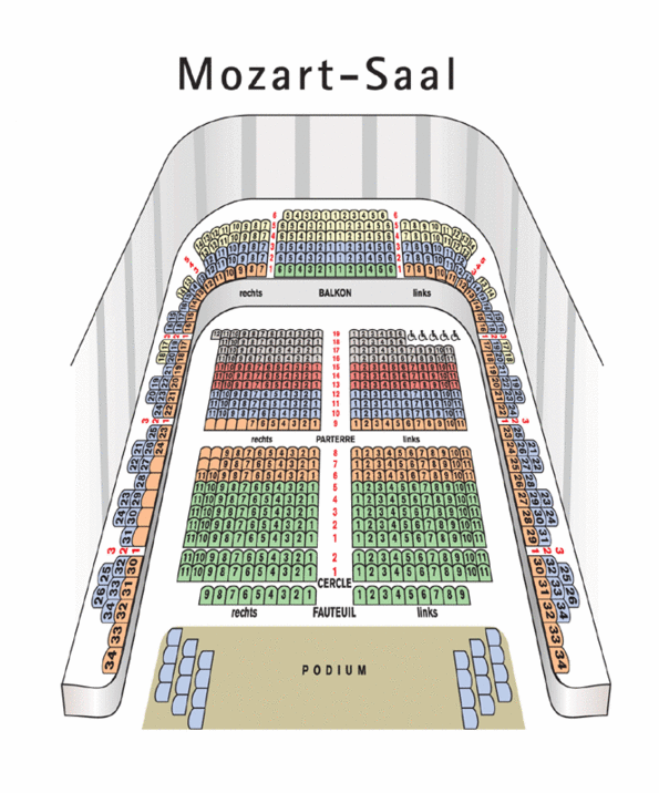 Sitzplan Mozart-Saal