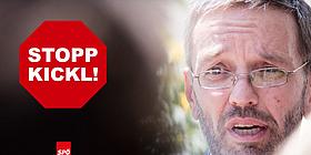 Petition gegen Innenminiser Kickl von der SPÖ initiiert 