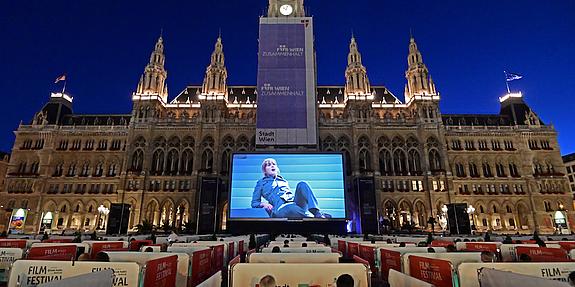 Filmfestival vor dem Wiener Rathaus 