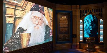 Harry Potter Ausstellung, Aufnahme von den Dumbledore Räumlichkeiten