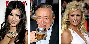 Richard Lugner und seine Stargäste Paris Hilton und Kim Kardashian