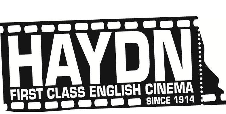 Das Logo des Kinos in schwarz-weiß