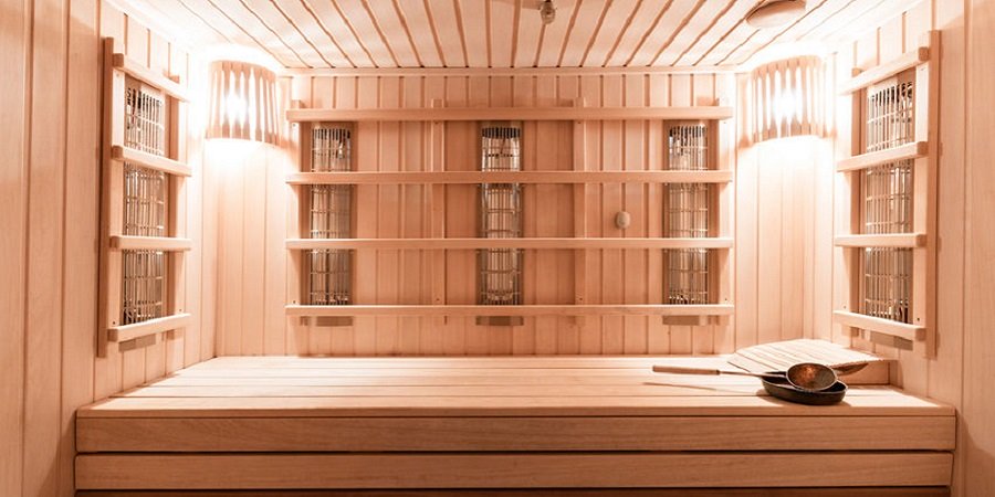 Sauna mit Infrarotpaneelen - eine Infrarotsauna