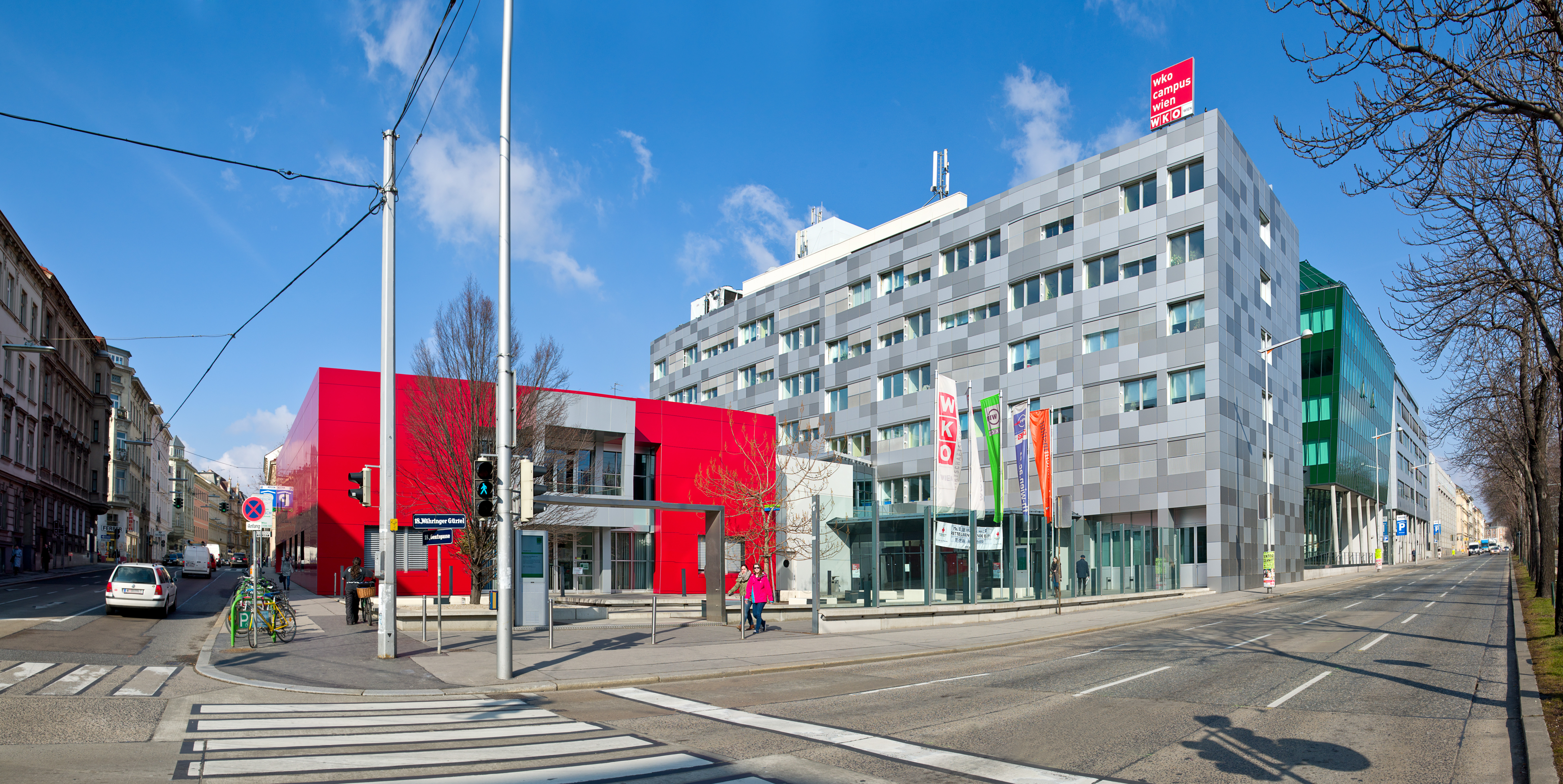 Gebäude des Wirtschaftsförderungsinstituts in Wien (WIFI)