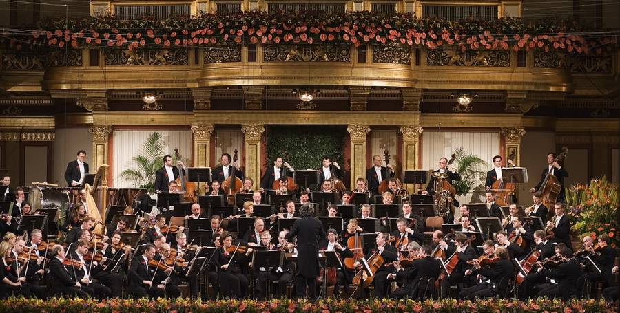 Die Wiender Symphoniker im Goldenen Saal des Wiener Musikvereins