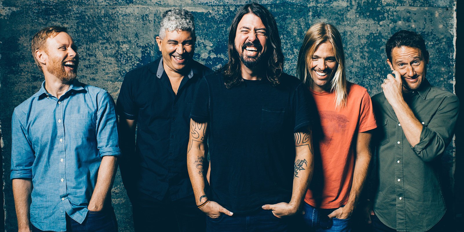 Gruppenfoto der Foo Fighters