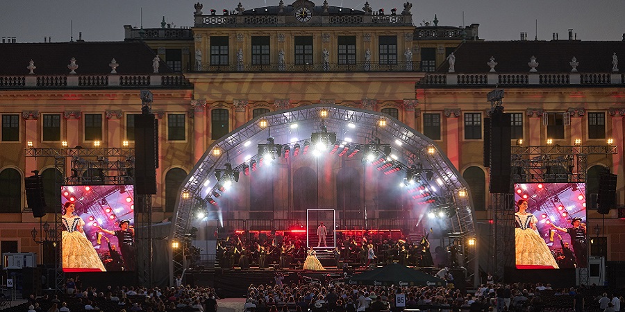 Konzert vor Schloss Schönbrunn