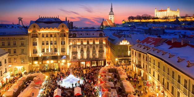 Bratislava in der Adventzeit entdecken.