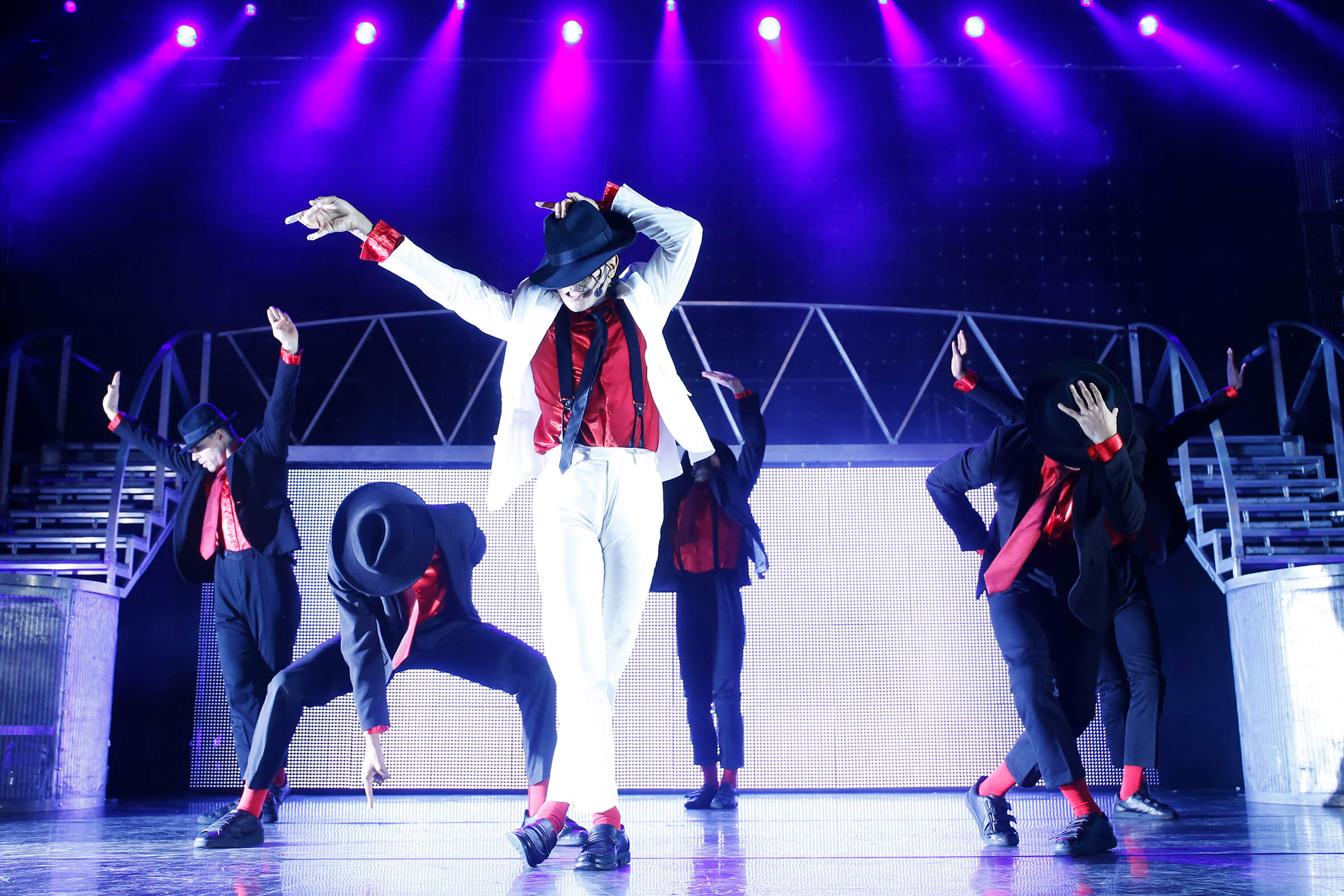 Szenenfoto aus dem Musical Thriller Live über Michael Jackson