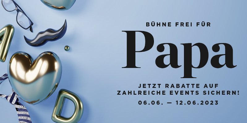 Banner für den Wiener Vatertag