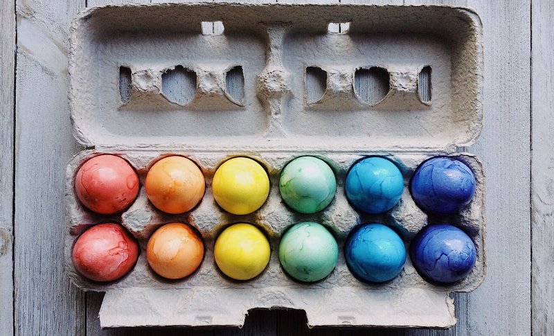 Kann man gefärbten Eiern vertrauen?
