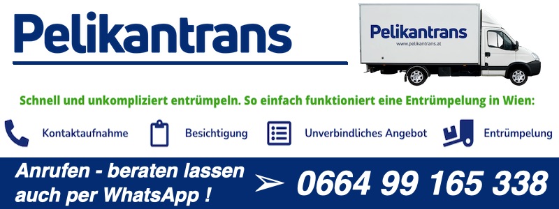 Angebot Firma Pelikantrans für Entrümpelung